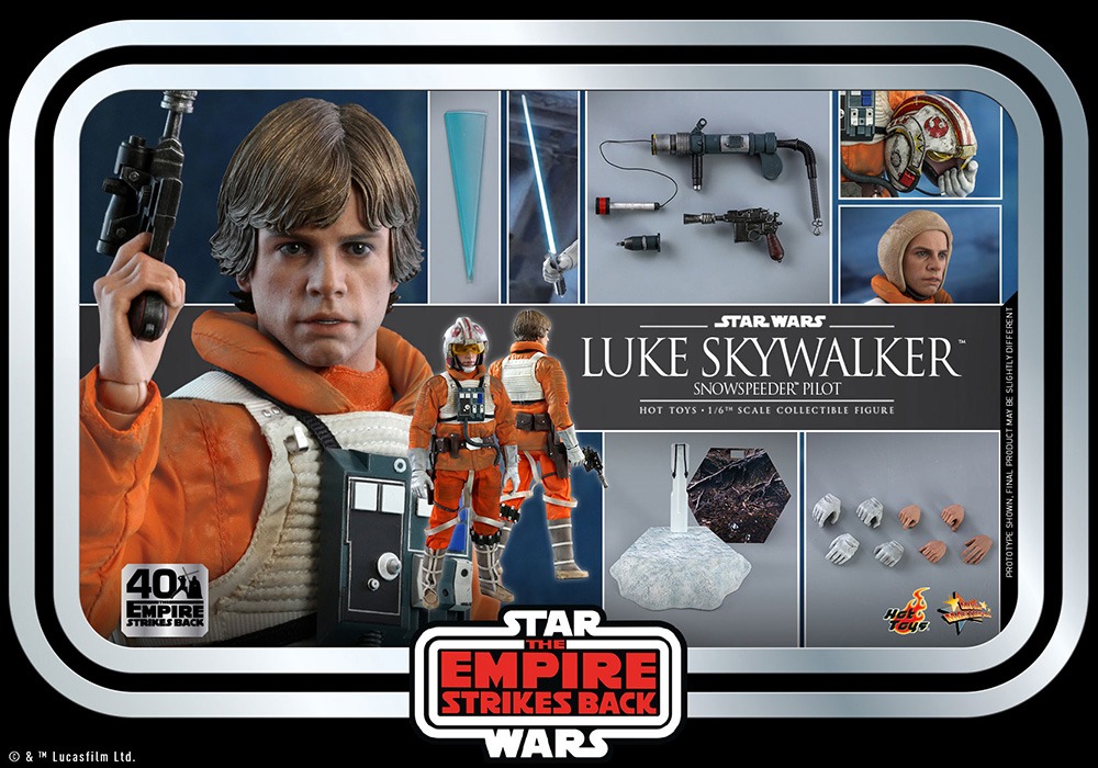「スター・ウォーズ 帝国の逆襲」1/6スケールフィギュア ルーク・スカイウォーカー（スノースピーダー・パイロット版 / 「帝国の逆襲」40周年記念版）