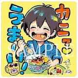 1週目の入場者特典となる紀伊カンナ描き下ろし大判コースター(表面)。