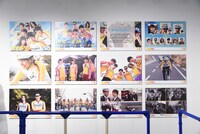 「弱虫ペダル ART&MOVIE EXHIBITION」の様子。