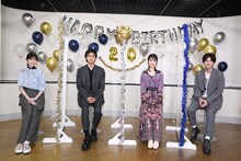 左から福本莉子、北村匠海、浜辺美波、赤楚衛二。