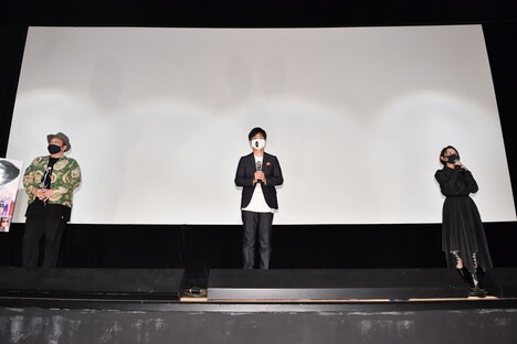 左から木下半太、後藤淳平、徳永えり。