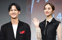 「キスカム！～COME ON,KISS ME AGAIN!～」公開決定イベントの様子。左から葉山奨之、堀田茜。