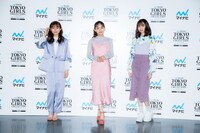 左から秋田汐梨、永瀬莉子、田鍋梨々花。