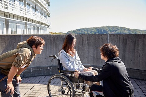「きみの瞳が問いかけている」メイキング写真