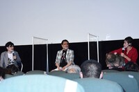 トークイベントの様子。