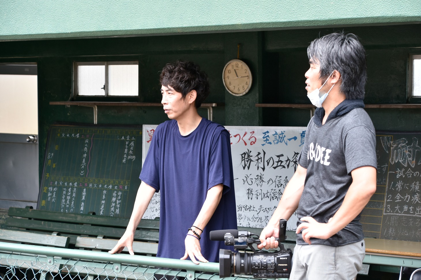 「甲子園のない夏」メイキング写真