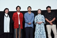 左からPFFディレクターの荒木啓子、若葉竜也、仲野太賀、大島優子、石井裕也。