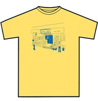 「音楽」×シネマスコーレTシャツ