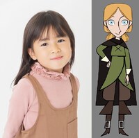 左から新津ちせ、ロビン。