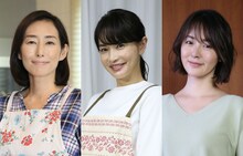 左から木村多江演じる水川早苗、長谷川京子演じる前原真弓、貫地谷しほり演じる須藤美鈴。