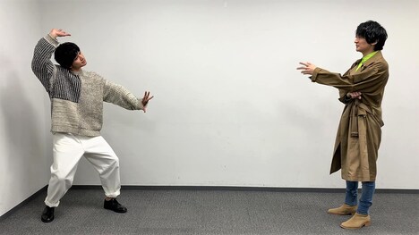 ジェスチャーゲームの様子。