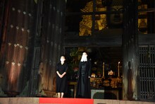 左から中野聖子、河瀬直美。