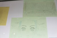 「海獣の子供」展示の様子。