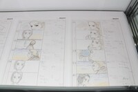 「海獣の子供」展示の様子。