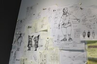 「ごん / GON, THE LITTLE FOX」展示の様子。