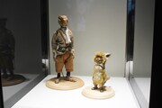 「ごん / GON, THE LITTLE FOX」展示の様子。