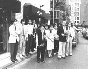 ピエール・カルダンが来日した際の様子。