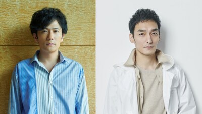 左から稲垣吾郎、草なぎ剛。
