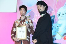 左から寺西涼、齊藤工。