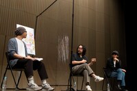 トークイベントの様子。