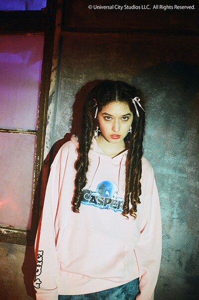 X-girl × CASPER SWEAT HOODIE（税込1万3750円）