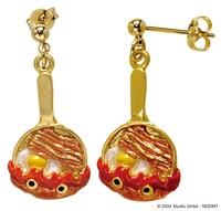 「ハウルの動く城 ピアス ベーコンエッグ」（税込4290円）