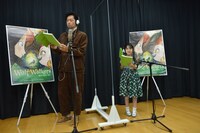 公開アフレコの様子。