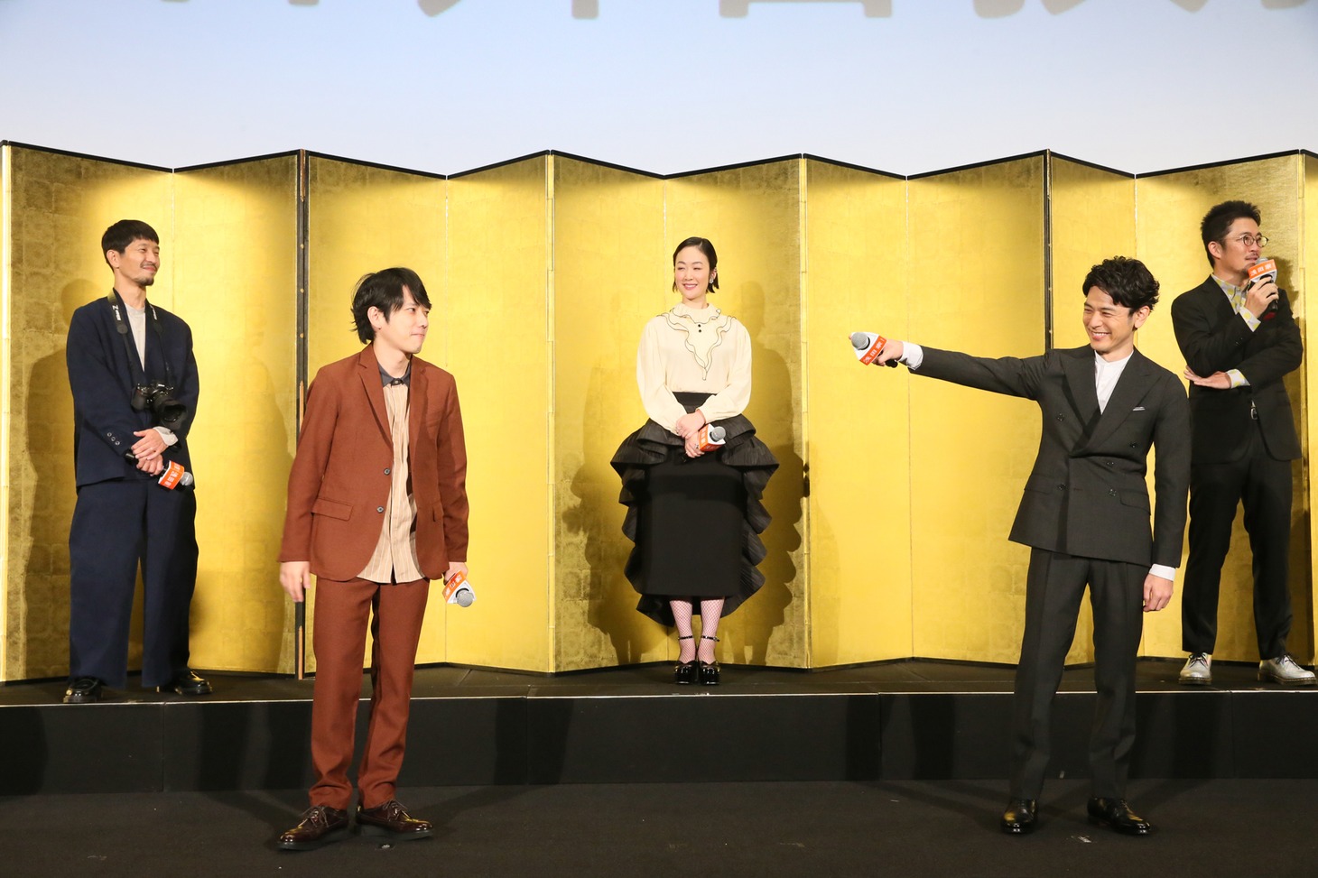 「浅田家！」初日舞台挨拶の様子。