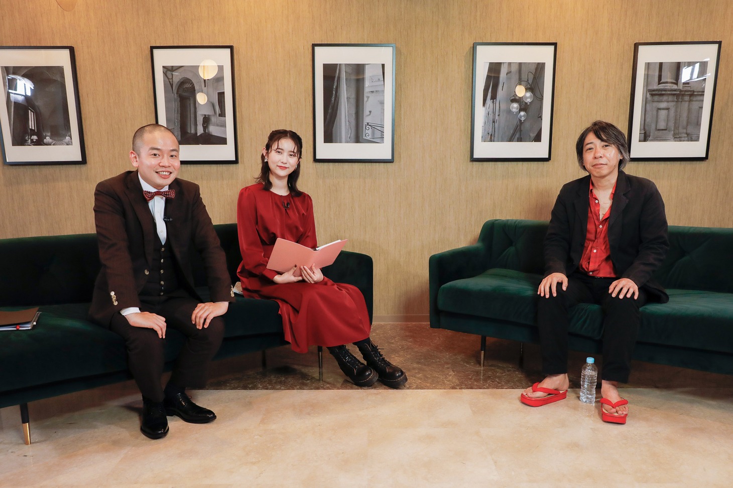 左から上田航平、まつきりな、豊田利晃。