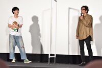 「窮鼠はチーズの夢を見る」舞台挨拶の様子。