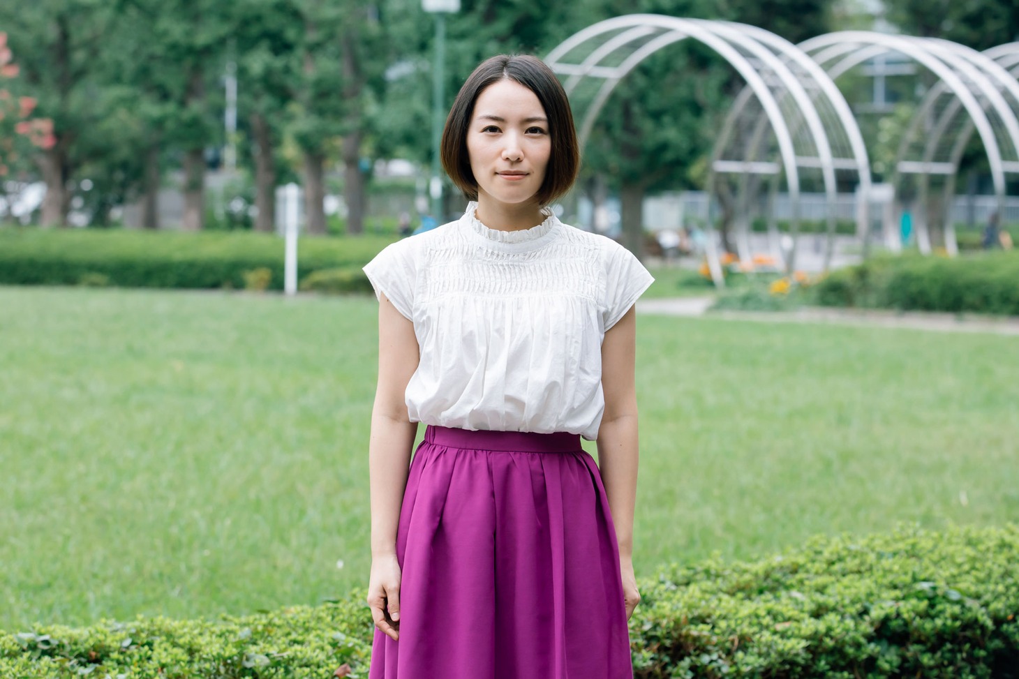 水川響子役の徳永えり。