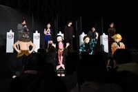 「劇場版『鬼滅の刃』無限列車編」東京スカイツリー点灯イベントの様子。