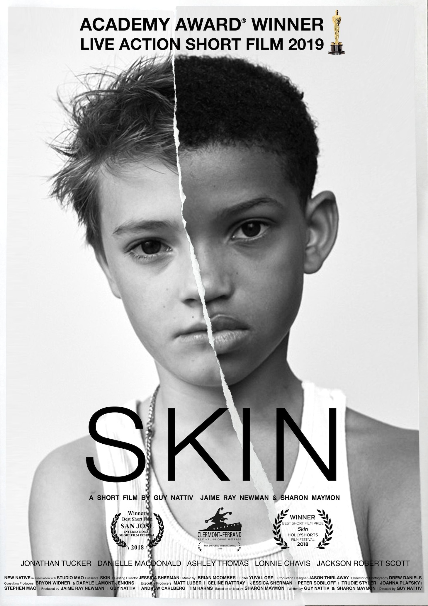 「SKIN」ポスタービジュアル  (c)NEW NATIVE PICTURES