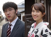 左から尾上松也、百田夏菜子。
