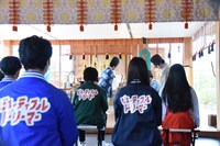 「ビューティフルドリーマー」ヒット祈願イベントの様子。