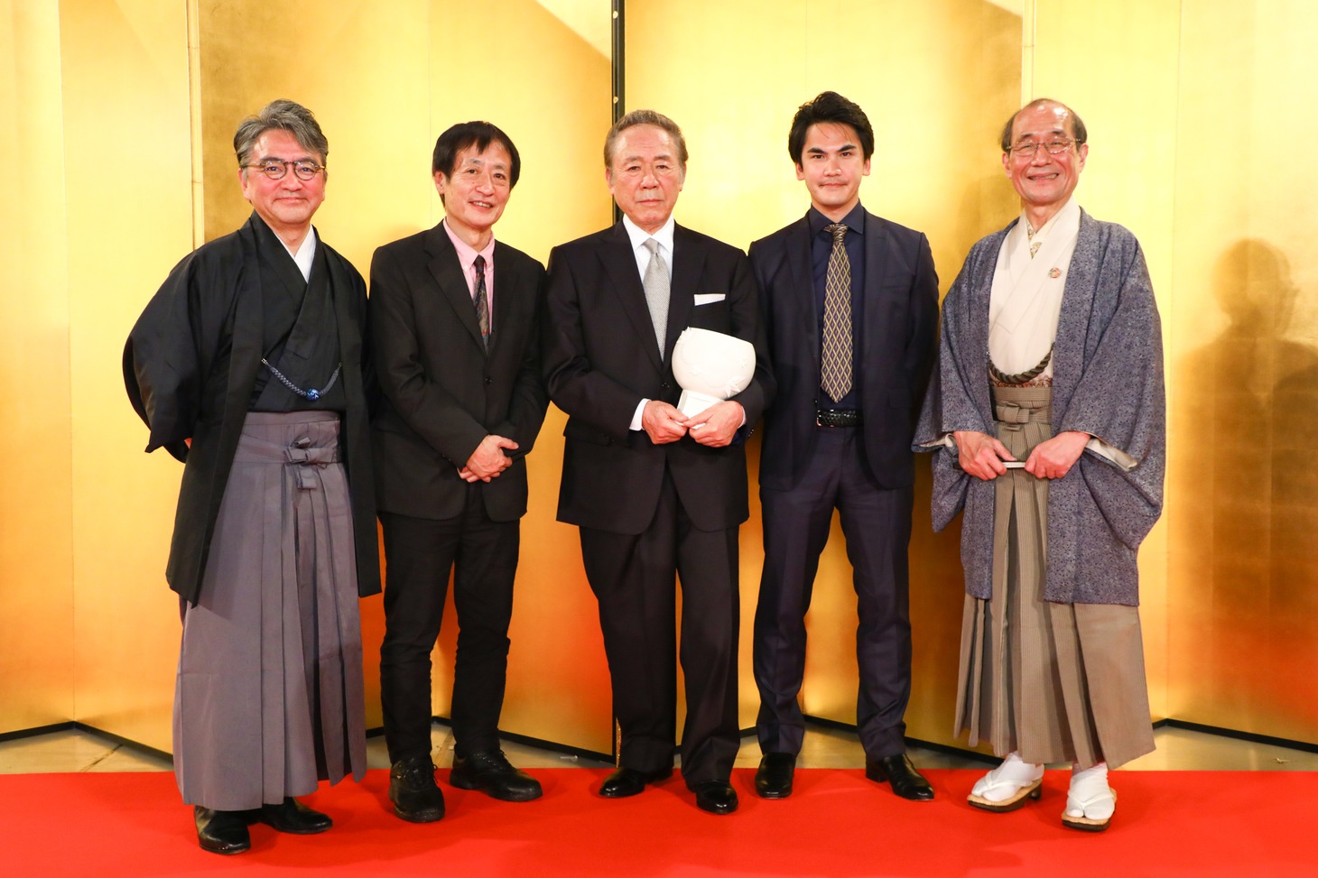 授賞式の様子。
