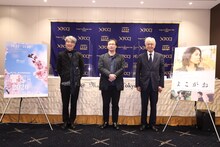 左から安藤絋平、深田晃司、安藤裕康。