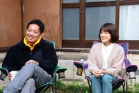 左から入江悠、福田沙紀。