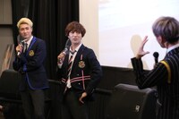 「Life 線上の僕ら」ディレクターズカット版の舞台挨拶の様子。