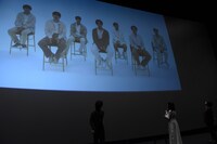 BTSからのメッセージが流れる様子。