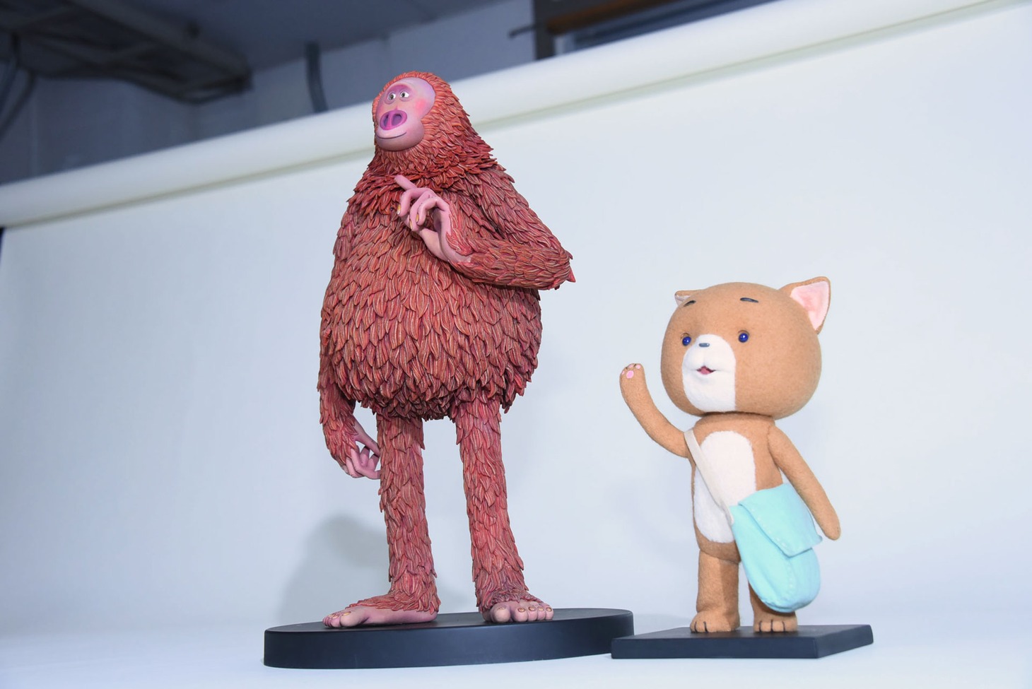左からMr.リンク、こまちゃん。