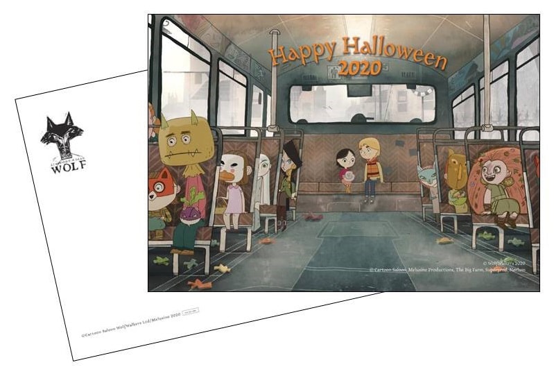 「ウルフウォーカー」ハロウィン限定ポストカードを配布、ケルト3部作のキャラ集合