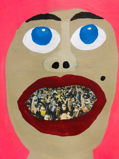 菊沢将憲による絵画。