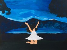 菊沢将憲による絵画。