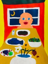 菊沢将憲による絵画。