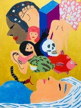 菊沢将憲による絵画。