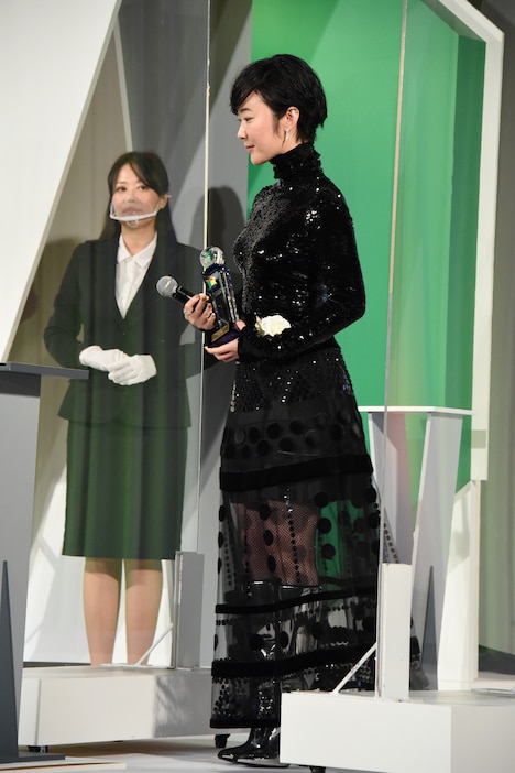 東京ドラマアウォード2020の授賞式に出席した黒木華。