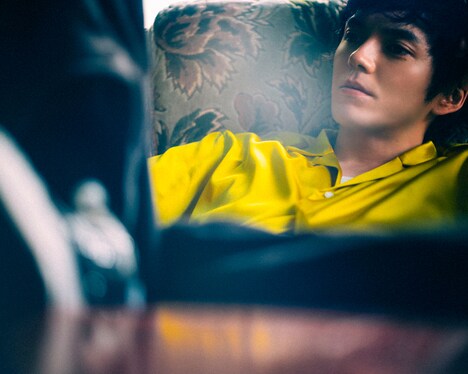 「林遣都 作品集 THREE TALES」楽天ブックス購入特典のポストカードイメージ。