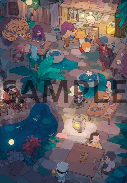 「羅小黒戦記（ロシャオヘイセンキ） ぼくが選ぶ未来」1週目来場者特典のイラストカード。