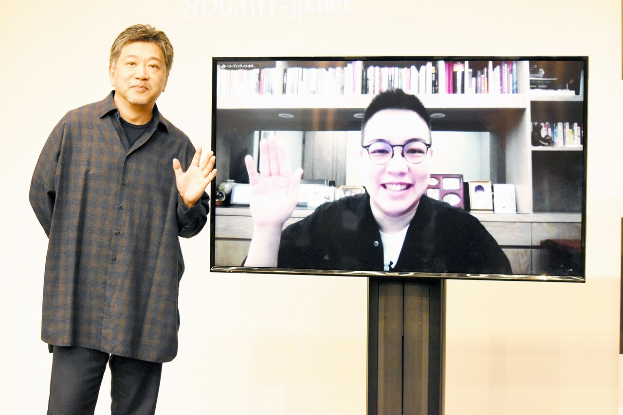 是枝裕和がホアン・シーとトーク、台湾でのゲリラ撮影に「東京では絶対無理」